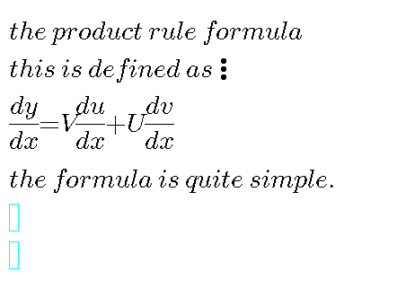 Rule formula product stochastic calculus
